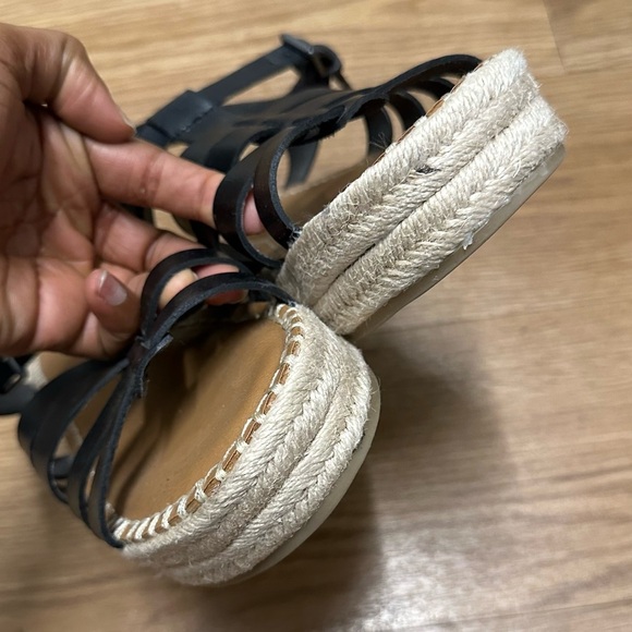 WHITEMT black platform espadrilles - Picture 6 of 10